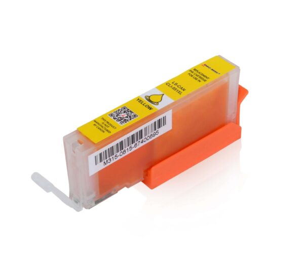 0334C001 / CLI571YXL / CLI571Y geel inktcartridge - huismerk voor Canon